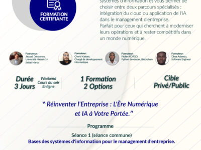 Technologies Numériques et Intelligence Artificielle pour l'Entreprise